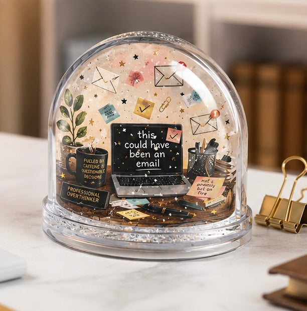 This Could Have Been an Email Snow Globe