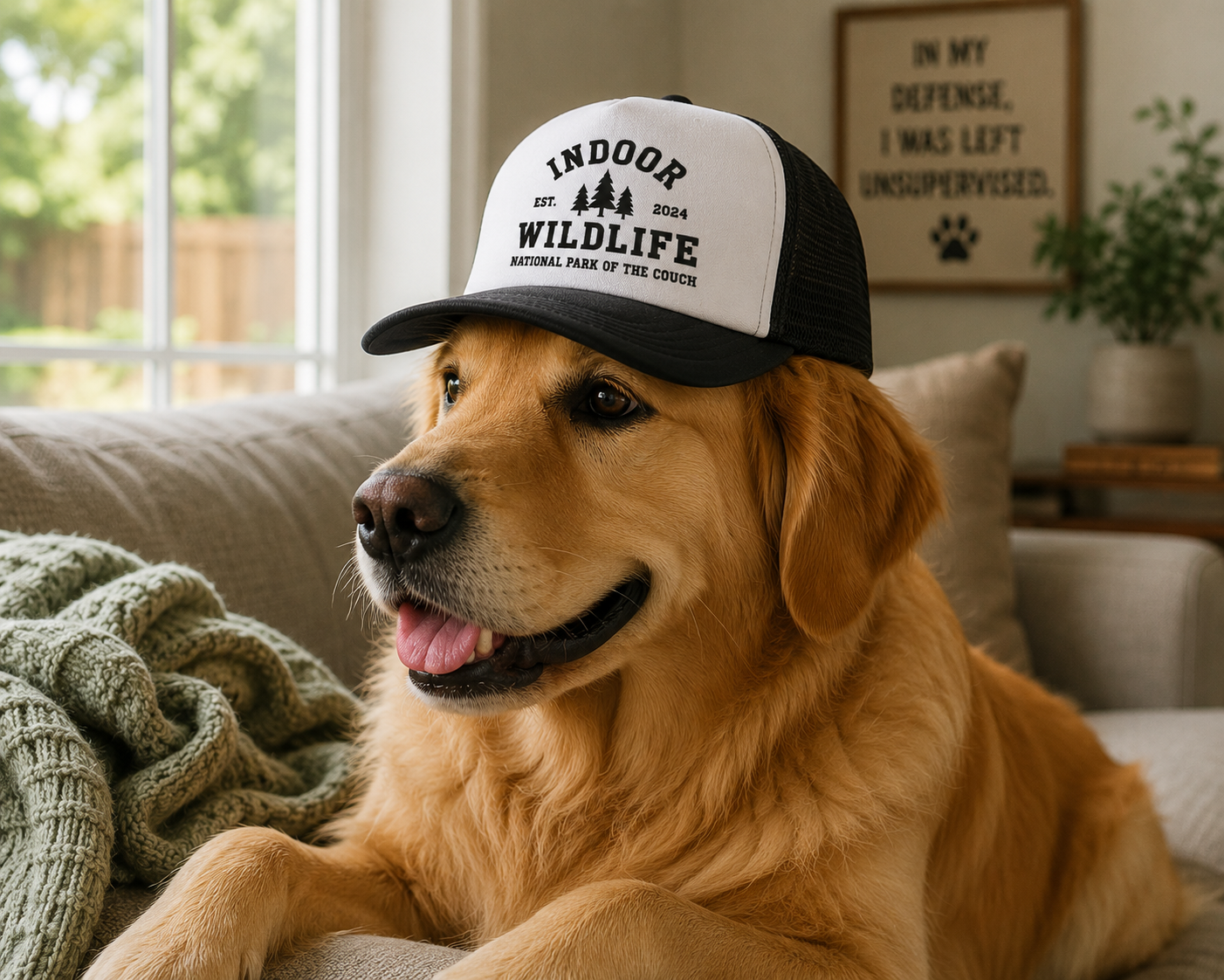 Indoor Wildlife Trucker Hat