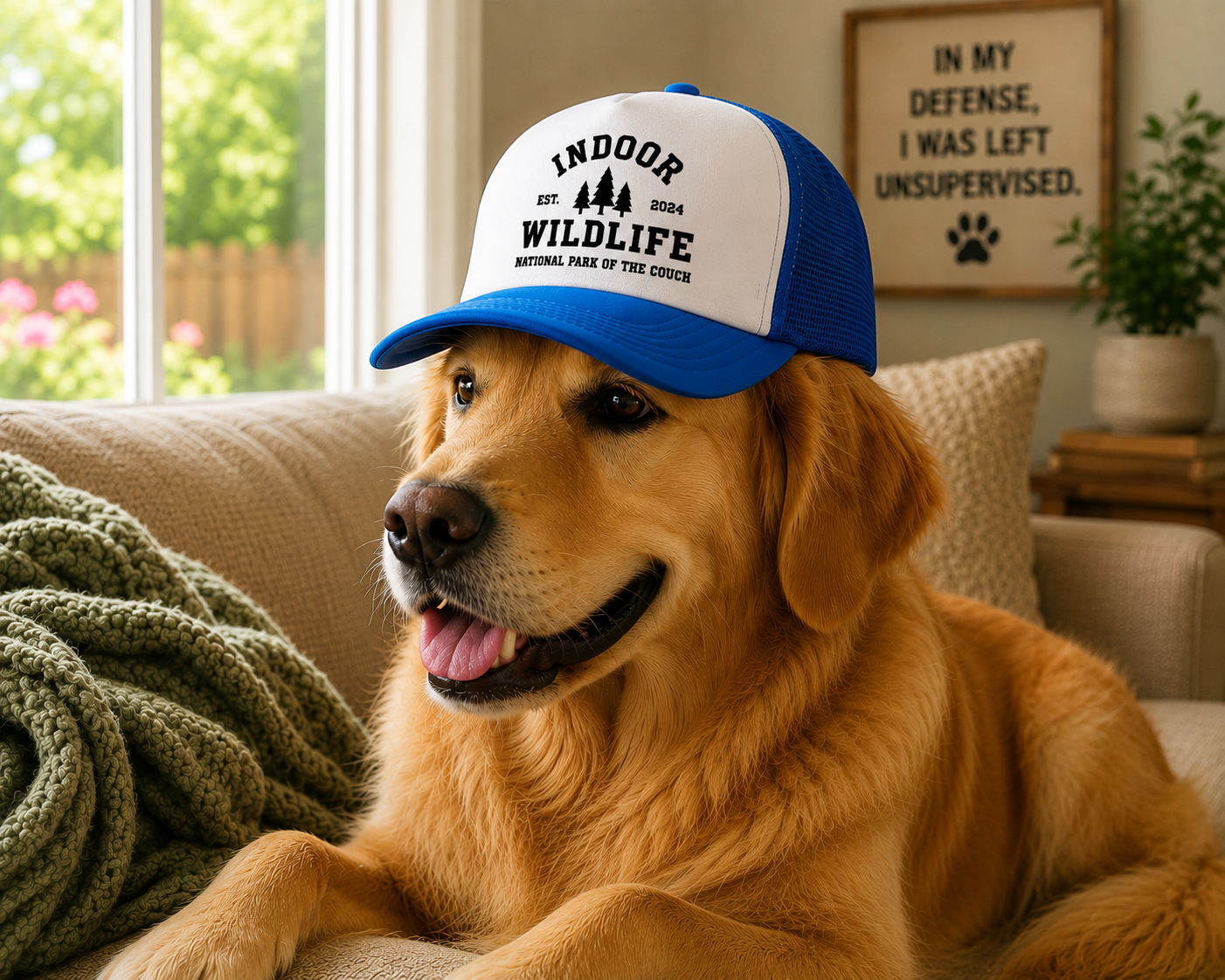 Indoor Wildlife Trucker Hat