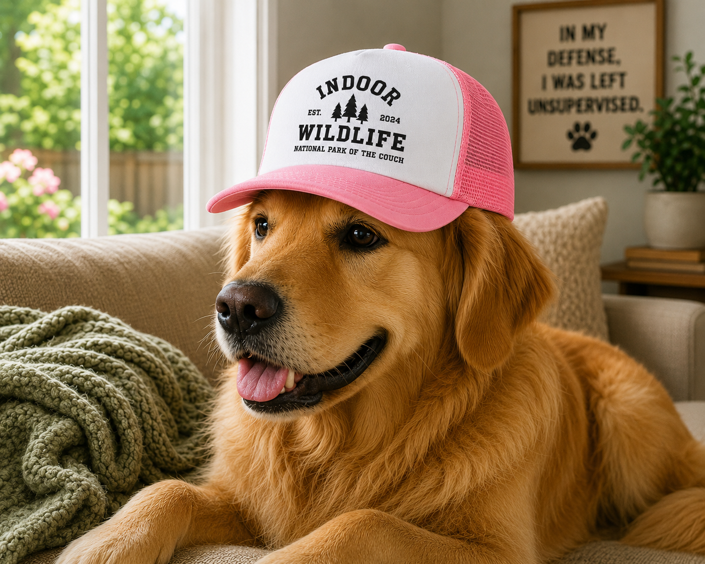Indoor Wildlife Trucker Hat