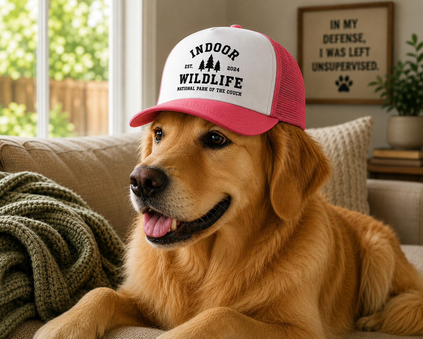 Indoor Wildlife Trucker Hat