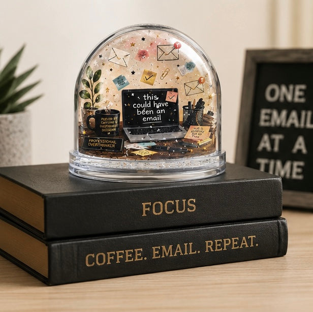 This Could Have Been an Email Snow Globe
