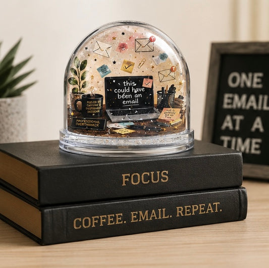 This Could Have Been an Email Snow Globe