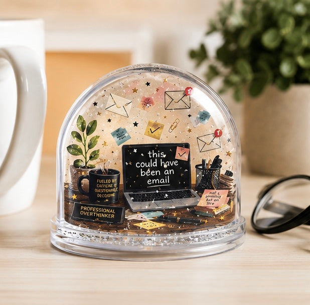 This Could Have Been an Email Snow Globe