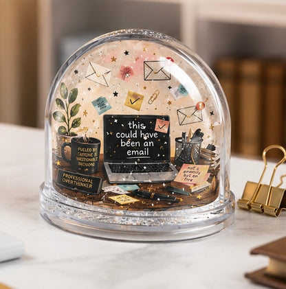 This Could Have Been an Email Snow Globe